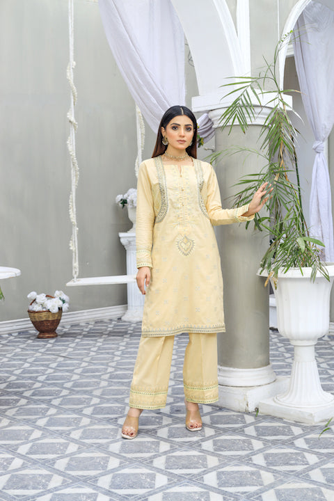 Golden Sequence Embroidered Dress (CC 611)